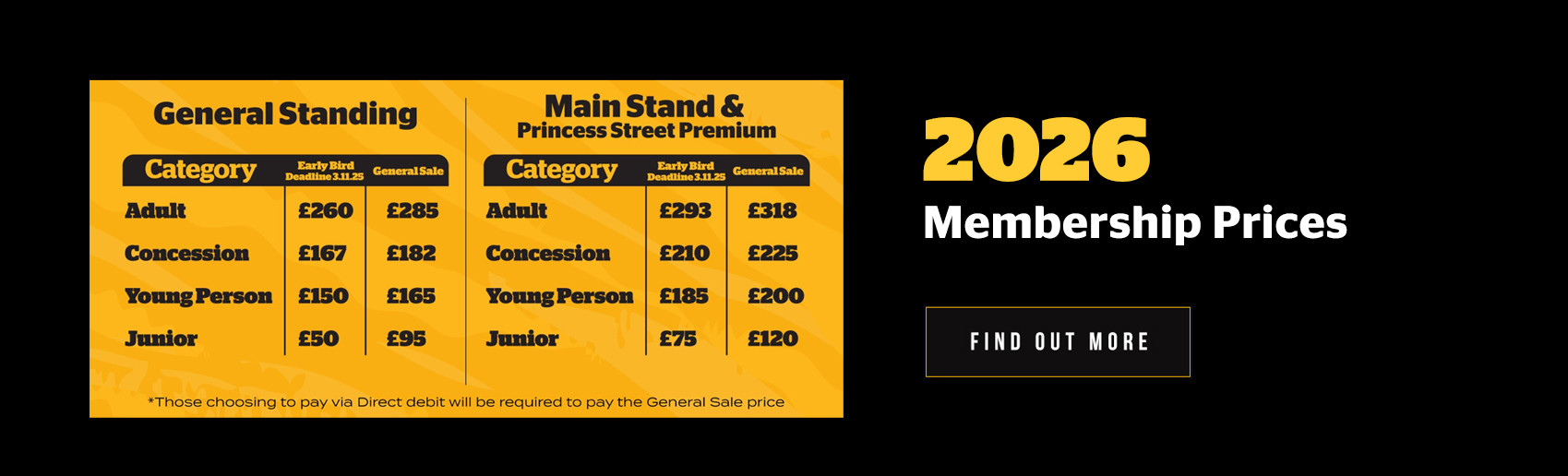 2026 Membership Prices