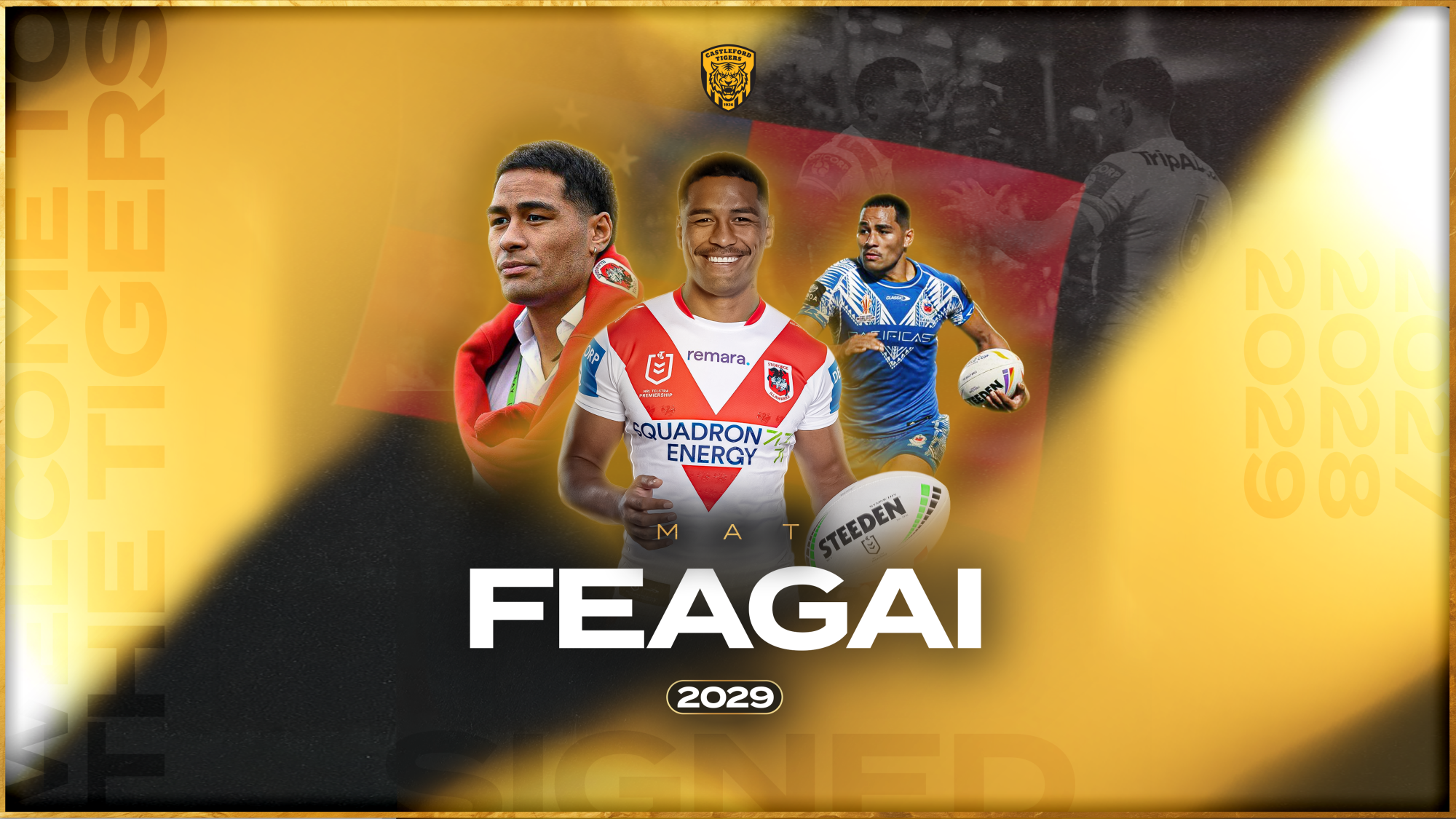 Tigers sign Feagai for 2027