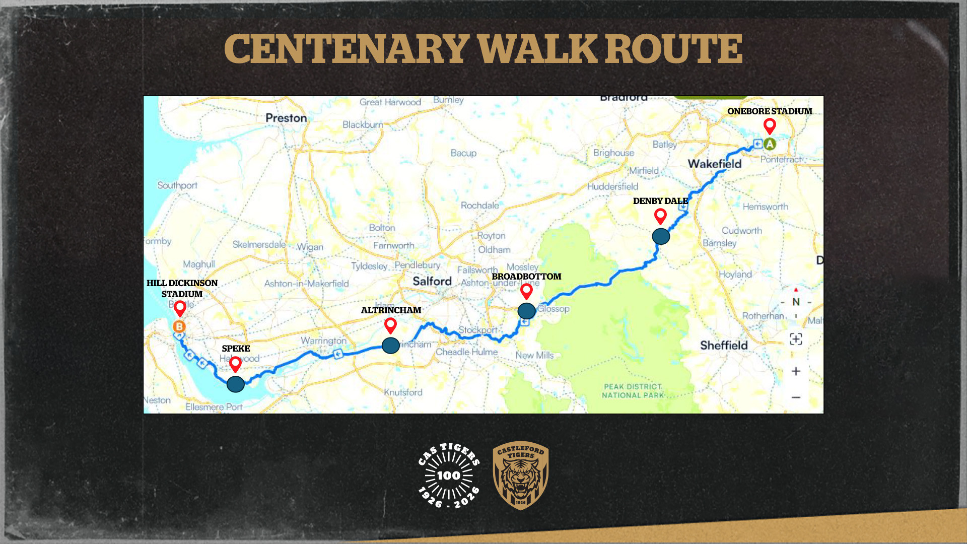 centenary walk route new