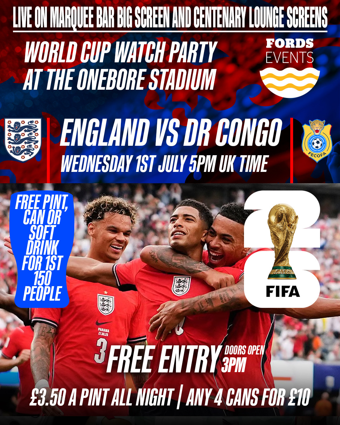 congo watch party poster