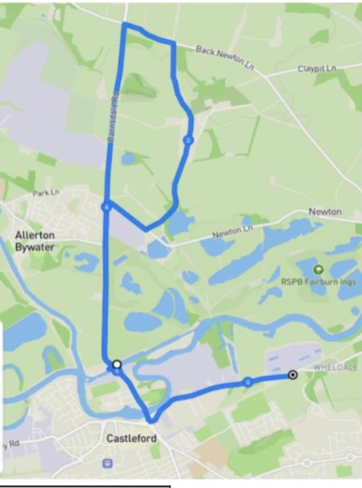 castleford-10k-route-map