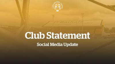 Club Statement - Social Media Update.