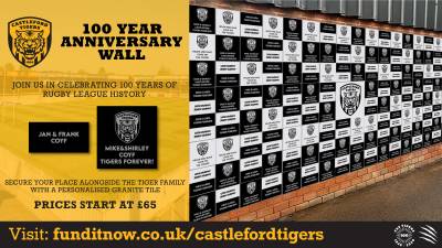 Castleford Tigers Centenary Wall